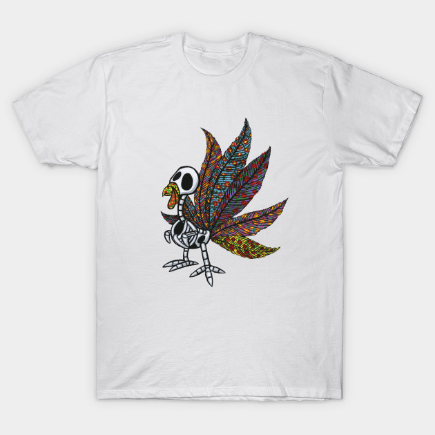 Pavo De Los Muertos T-Shirt-TOZ